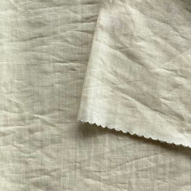 NIE 6053 Lesklá ľanová tkanina Tencel